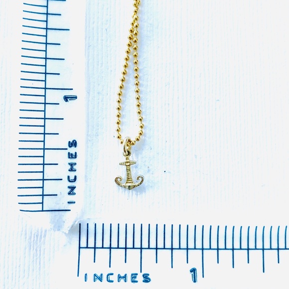 Anchor Necklace Catherine Weitzman Gold Vermeil - Picture 2 of 2